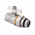 BV.521.04 Кран-американка с кольцом MVI 1/2" внутренняя-наружная, бабочка